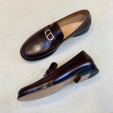 디올 남성 모던 브라운 로퍼 - Mens Brown Loafer 