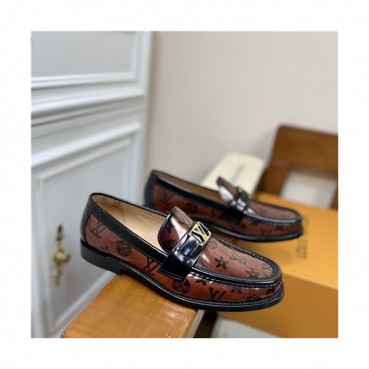 Louis Vuitton 2021 Men's Leather Loafer,LOUS2226 - 루이비통 2021 남성용 레더 로퍼,Size(240