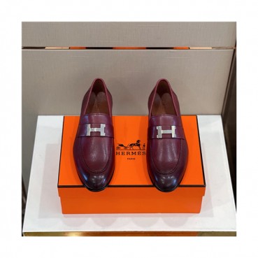 Hermes 2021 Men's Leather Loafer,HERS0531 - 에르메스 2021 남성용 레더 로퍼,Size(240