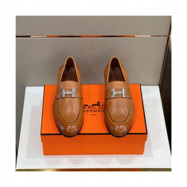 Hermes 2021 Men's Leather Loafer,HERS0528 - 에르메스 2021 남성용 레더 로퍼,Size(240