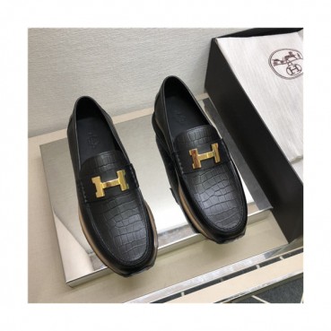 Hermes 2021 Men's Leather Loafer,HERS0517 - 에르메스 2021 남성용 레더 로퍼,Size(240
