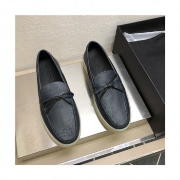 Ermenegildo Zegna 2021 Men's Loafer,ZEGS0049 - 제냐 2021 남성용 레더 로퍼,Size(240
