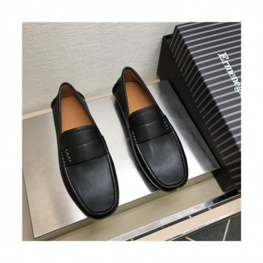 Ermenegildo Zegna 2021 Men's Loafer,ZEGS0046 - 제냐 2021 남성용 레더 로퍼,Size(240