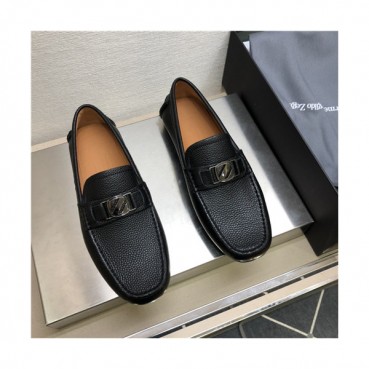 Ermenegildo Zegna 2021 Men's Loafer,ZEGS0043 - 제냐 2021 남성용 레더 로퍼,Size(240