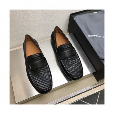 Ermenegildo Zegna 2021 Men's Loafer,ZEGS0042 - 제냐 2021 남성용 레더 로퍼,Size(240