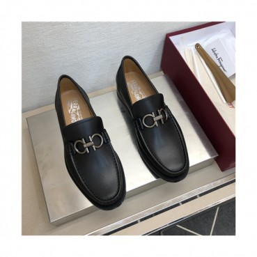 Salvatore Ferragamo 2021 Men's Leather Loafer,FGMS0593 - 페라가모 2021 남성용 레더 로퍼,Size(240