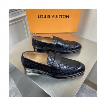 Louis Vuitton 2021 Men's Leather Loafer,LOUS2210 - 루이비통 2021 남성용 레더 로퍼,Size(240
