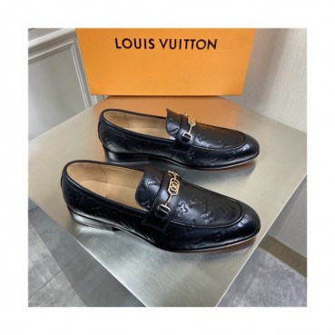 Louis Vuitton 2021 Men's Leather Loafer,LOUS2207 - 루이비통 2021 남성용 레더 로퍼,Size(240