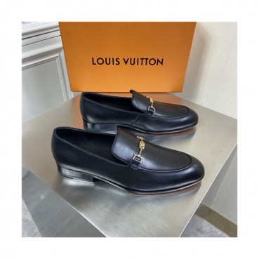 Louis Vuitton 2021 Men's Leather Loafer,LOUS2204 - 루이비통 2021 남성용 레더 로퍼,Size(240