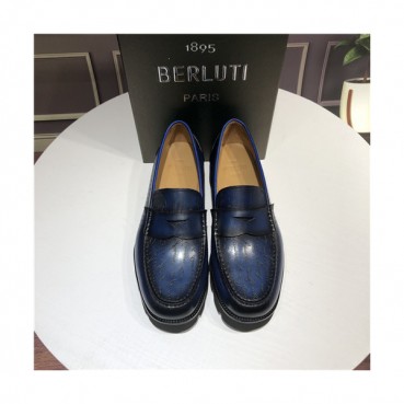 Berluti 2021 Men's Leather Loafer,BERTS0271 - 벨루티 2021 남성용 레더 로퍼,Size(240