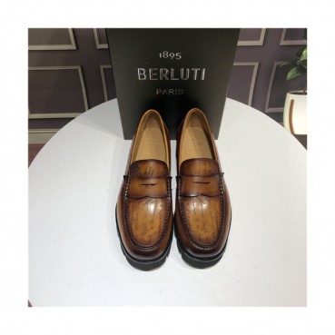 Berluti 2021 Men's Leather Loafer,BERTS0269 - 벨루티 2021 남성용 레더 로퍼,Size(240