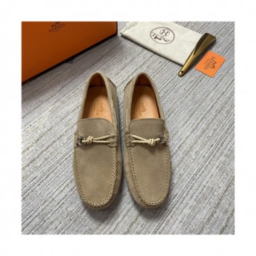 Hermes 2021 Men's Leather Loafer,HERS0473 - 에르메스 2021 남성용 레더 로퍼,Size(240