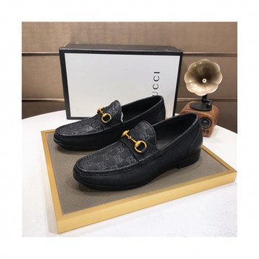 Gucci 2021 Men's Leather Loafer,GUCS1466 - 구찌 2021 남성용 레더 로퍼,Size(240