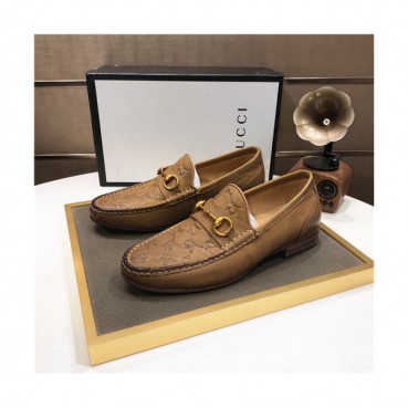 Gucci 2021 Men's Leather Loafer,GUCS1465 - 구찌 2021 남성용 레더 로퍼,Size(240