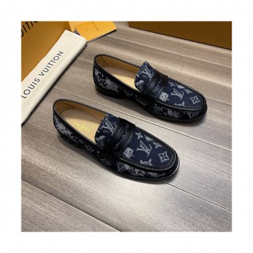 Louis Vuitton 2021 Men's  Leather Loafer,LOUS2022 - 루이비통 2021 남성용 레더 로퍼,Size(240