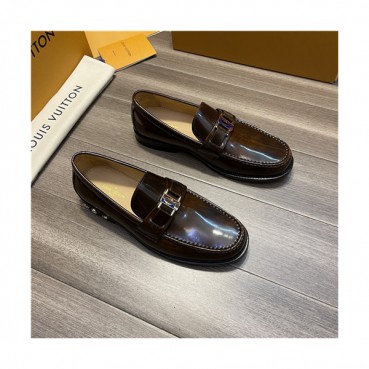 Louis Vuitton 2021 Men's  Leather Loafer,LOUS2017 - 루이비통 2021 남성용 레더 로퍼,Size(240