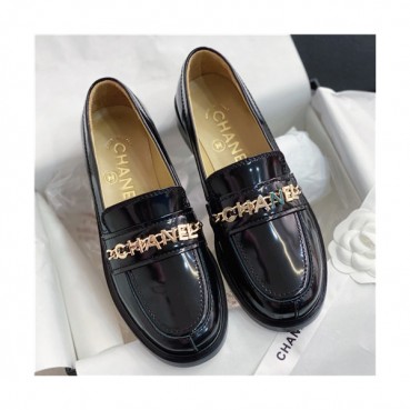 Chanel 2021 Women's Leather Loafer,CHAS0591 - 샤넬 2021 여성용 레더 로퍼,Size(225