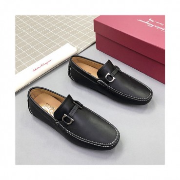 Salvatore Ferragamo 2021 Men's Leather Loafer - 페라가모 2021 남성용 레더 로퍼,Size(240