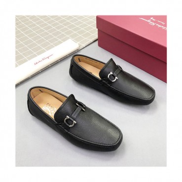 Salvatore Ferragamo 2021 Men's Leather Loafer - 페라가모 2021 남성용 레더 로퍼,Size(240