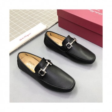 Salvatore Ferragamo 2021 Men's Leather Loafer - 페라가모 2021 남성용 레더 로퍼,Size(240