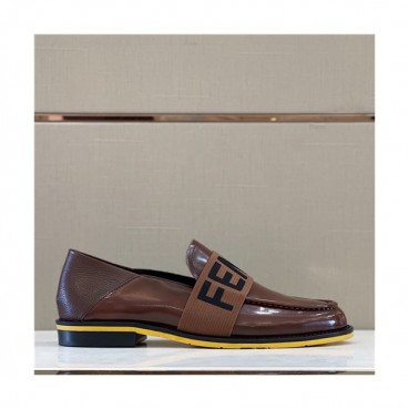 Fendi 2021 Men's Leather Loafer - 펜디 2021 남성용 레더 로퍼,Size(240