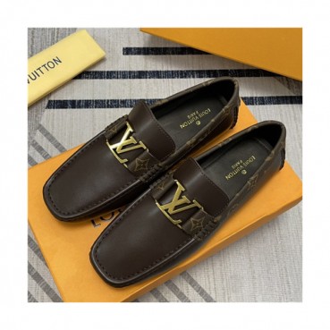 Louis Vuitton 2021 Men's Leather Loafer - 루이비통 2021 남성용 레더 로퍼,Size(240