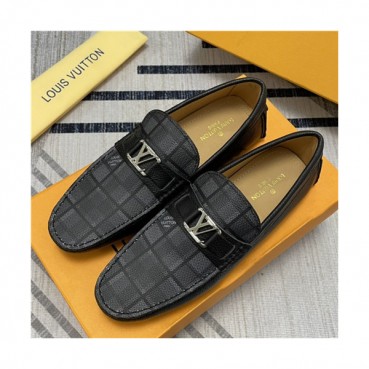 Louis Vuitton 2021 Men's Leather Loafer - 루이비통 2021 남성용 레더 로퍼,Size(240
