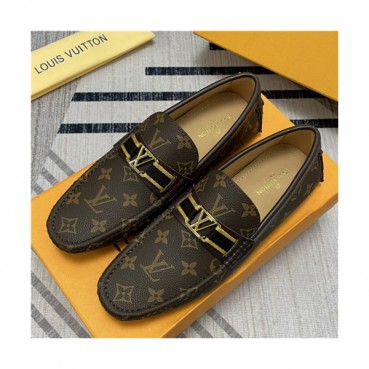 Louis Vuitton 2021 Men's Leather Loafer - 루이비통 2021 남성용 레더 로퍼,Size(240