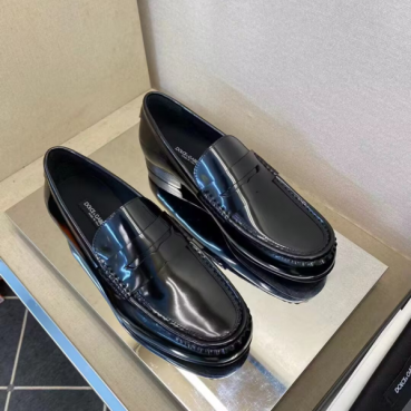 Dolce&Gabana 2024 Mens Leather Loafer - 돌체엔가바나 2024 남성용 레더 로퍼,Size(240