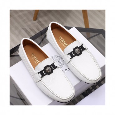 Versace 2021 Men's Leather Loafer - 베르사체 2021 남성용 레더 로퍼,Size(240
