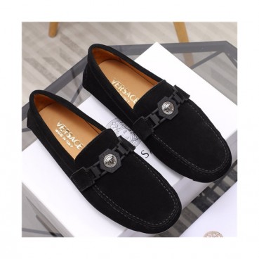 Versace 2021 Men's Leather Loafer - 베르사체 2021 남성용 레더 로퍼,Size(240