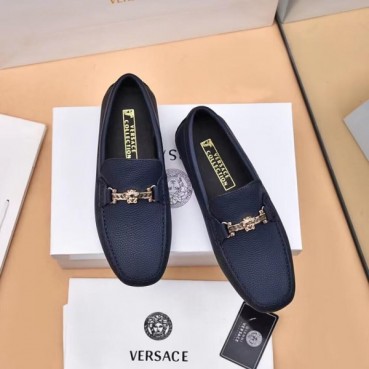 Versace 2021 Men;s Leather Loafer - 베르사체 2022 남성용 레더 로퍼,Size(240