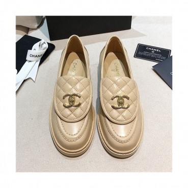 Chanel 2021 Women's Leather Loafer - 샤넬 2021 여성용 레더 로퍼,Size(225