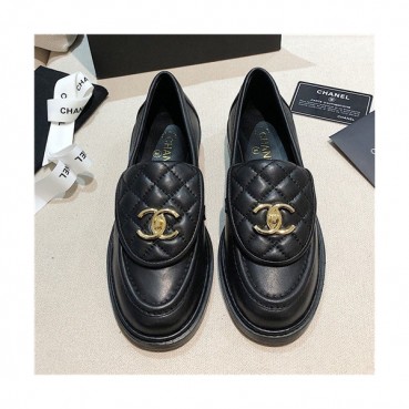 Chanel 2021 Women's Leather Loafer - 샤넬 2021 여성용 레더 로퍼,Size(225