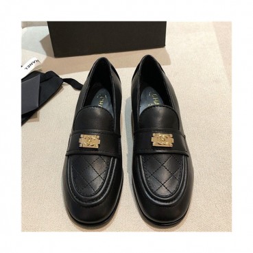 Chanel 2021 Women's Leather Loafer - 샤넬 2021 여성용 레더 로퍼,Size(225