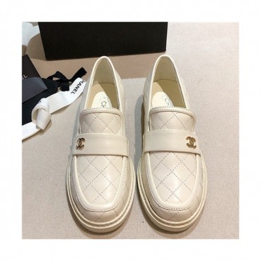 Chanel 2021 Women's Leather Loafer - 샤넬 2021 여성용 레더 로퍼,Size(225