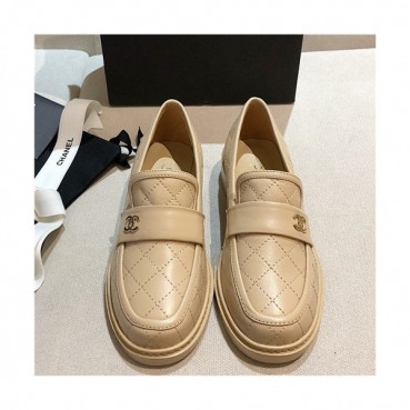Chanel 2021 Women's Leather Loafer - 샤넬 2021 여성용 레더 로퍼,Size(225