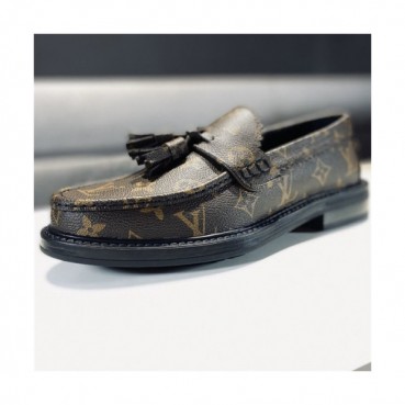 Louis Vuitton 2020 Men's Leather Loafer - 루이비통 2020 남성용 레더 로퍼,Size(240