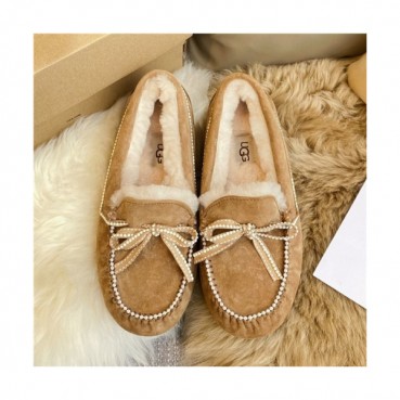 Ugg 2020 Women's Leather Wool Loafer - 어그 2020 여성용 레더 울 로퍼,Size(225