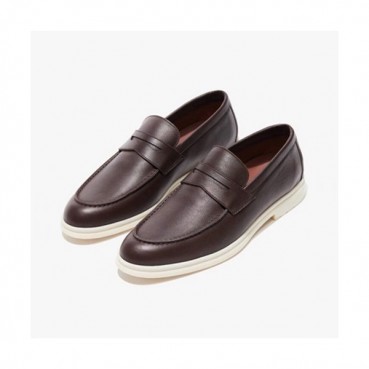 Loro Piana 2020 Mens Leather Loafer - 로로피아나 2020 남성용 레더 로퍼 LOROS0031.Size(245 