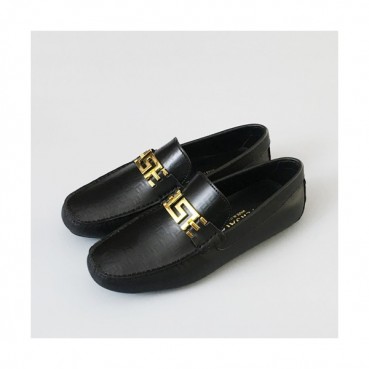 [업 신상]Versace 2020 Mens Leather Loafer - 베르사체 2020 남성용 레더 로퍼 VERS0495,Size(240 