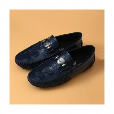 [업 신상]Armani 2020 Mens Leather Loafer - 알마니 2020 남성용 레더 로퍼 ARMS0339,Size(240 
