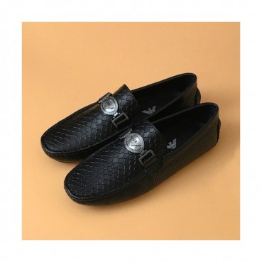 [업 신상]Armani 2020 Mens Leather Loafer - 알마니 2020 남성용 레더 로퍼 ARMS0336,Size(240 