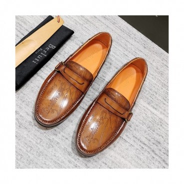 Berluti 2020 Mens Leather Loafer -  벨루티 2020 남성용 레더 로퍼 BERTS0089.Size(245 
