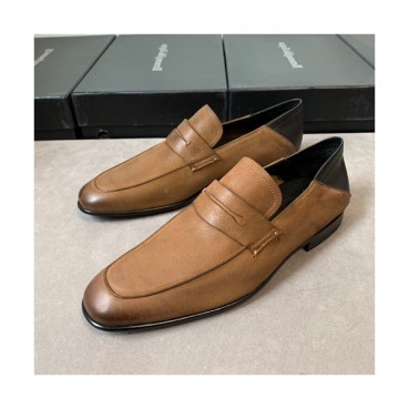 Ermenegildo Zegna  2020 Mens Leather Loafer - 에르메넬질도 제냐 2020 남성용 레더 로퍼 ZEGS0026.Size(245 