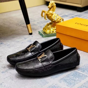Louis Vuitton 2023 Mens Leather Loafer - 루이비통 2023 남성용 레더 로퍼 LOUS0936,Size(240 