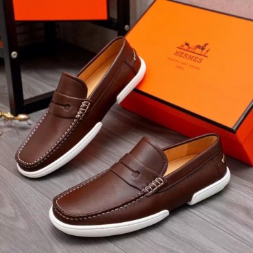 Hermes 2023 Mens Leather Loafer - 에르메스 2023 남성용 레더 로퍼 HERS0307,Size(240 