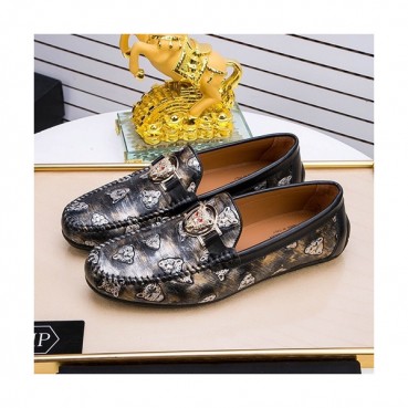 Philipp plein 2020 Mens Leather Loafer - 필립플레인 2020 남성용 레더 로퍼 PPS0212,Size(240 