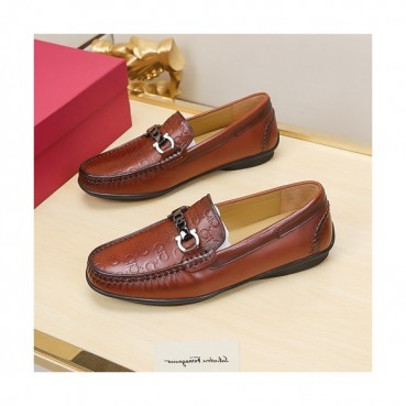 Ferragamo  2020 Mens Leather Loafer - 페라가모 2020 남성용 레더 로퍼 FGMS0311 ,Size(240 