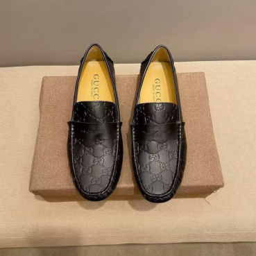 Gucci 2024 Mens Leather Loafer - 구찌 2024 남성용 레더 로퍼 GUCS0943,Size(240 